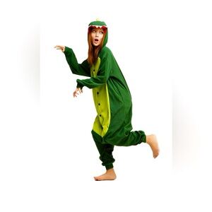 Dinosaur Onesie Costume Warm PJ Size L